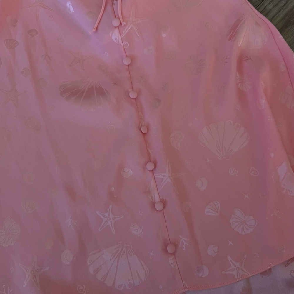 For Love And Lemons Pink Satin Chemise - Picture 2 of 6